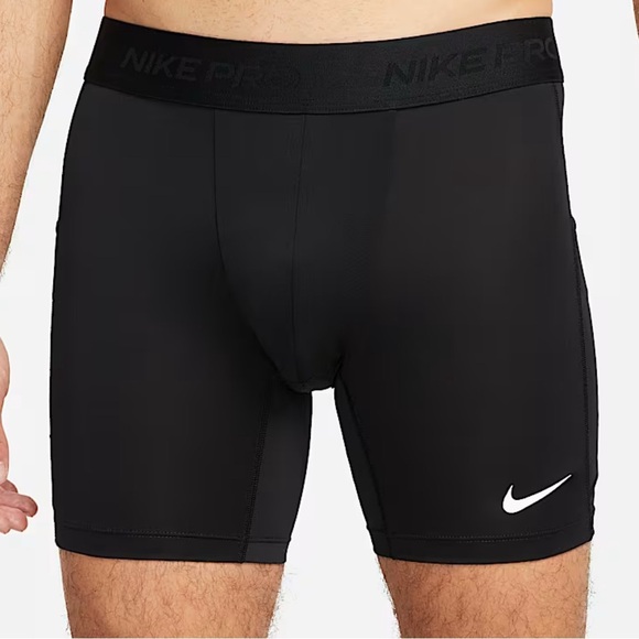 Nike Pro Dri-Fit Training Fitness tight fit,hip pockets elastic waistband,Swoosh - Picture 1 of 12